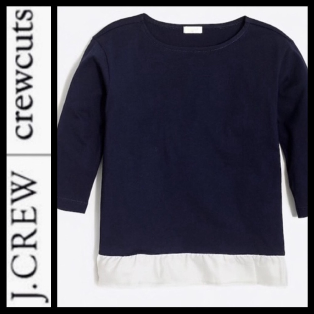 J.CREW crewcuts Ruffle Top
